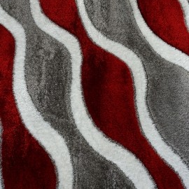 Covor Red Waves Matase