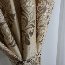 Draperie Bej cu baroc