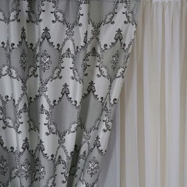 Draperie Gri cu baroc